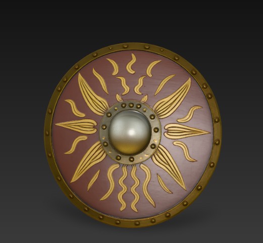 Miniatura 2 do modelo 3D Roman shield