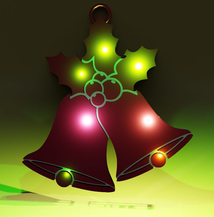 Christmas bells (with and without ring)
