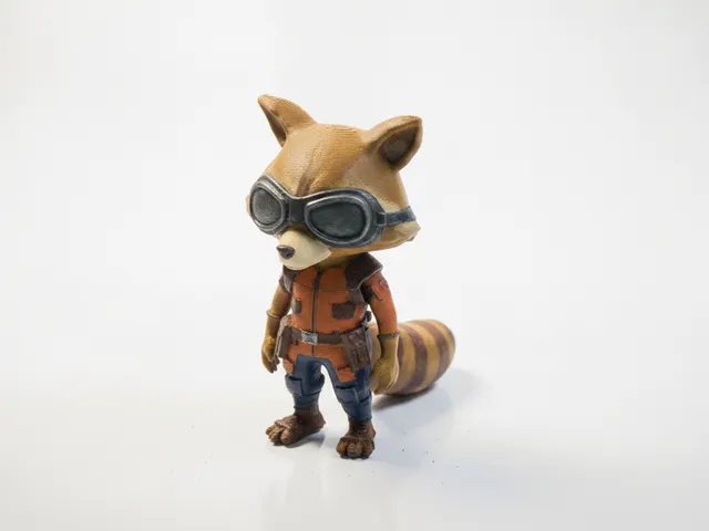 Rocket Raccoon Figurine Marvel 3D Printable