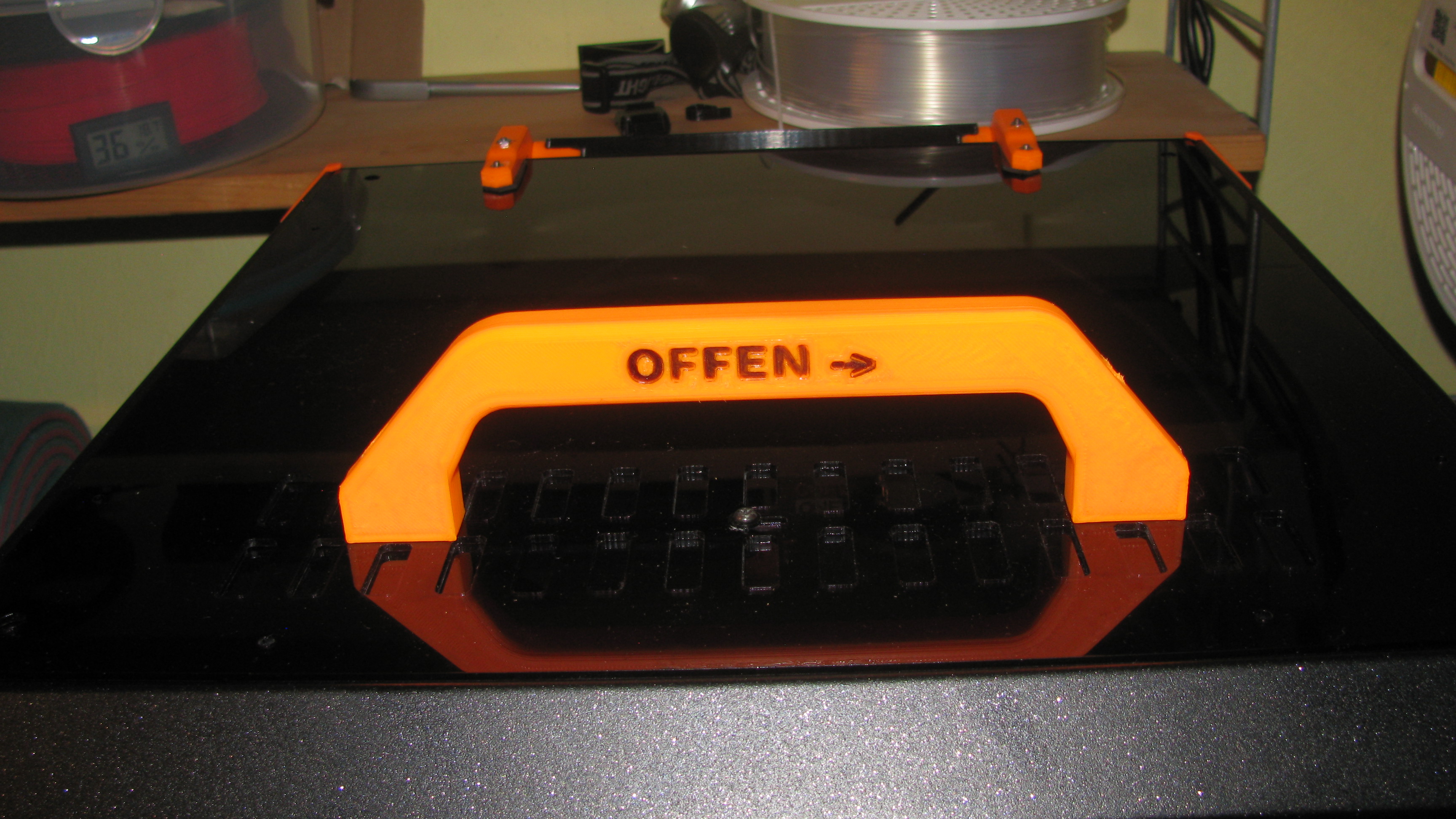 Prusa Core One plus Griff für Lüftungsgitter