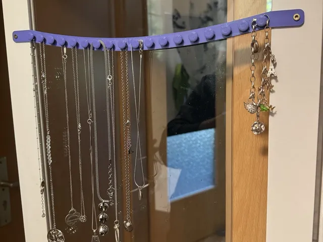 Jewellery chain holder for Ikea BILLY