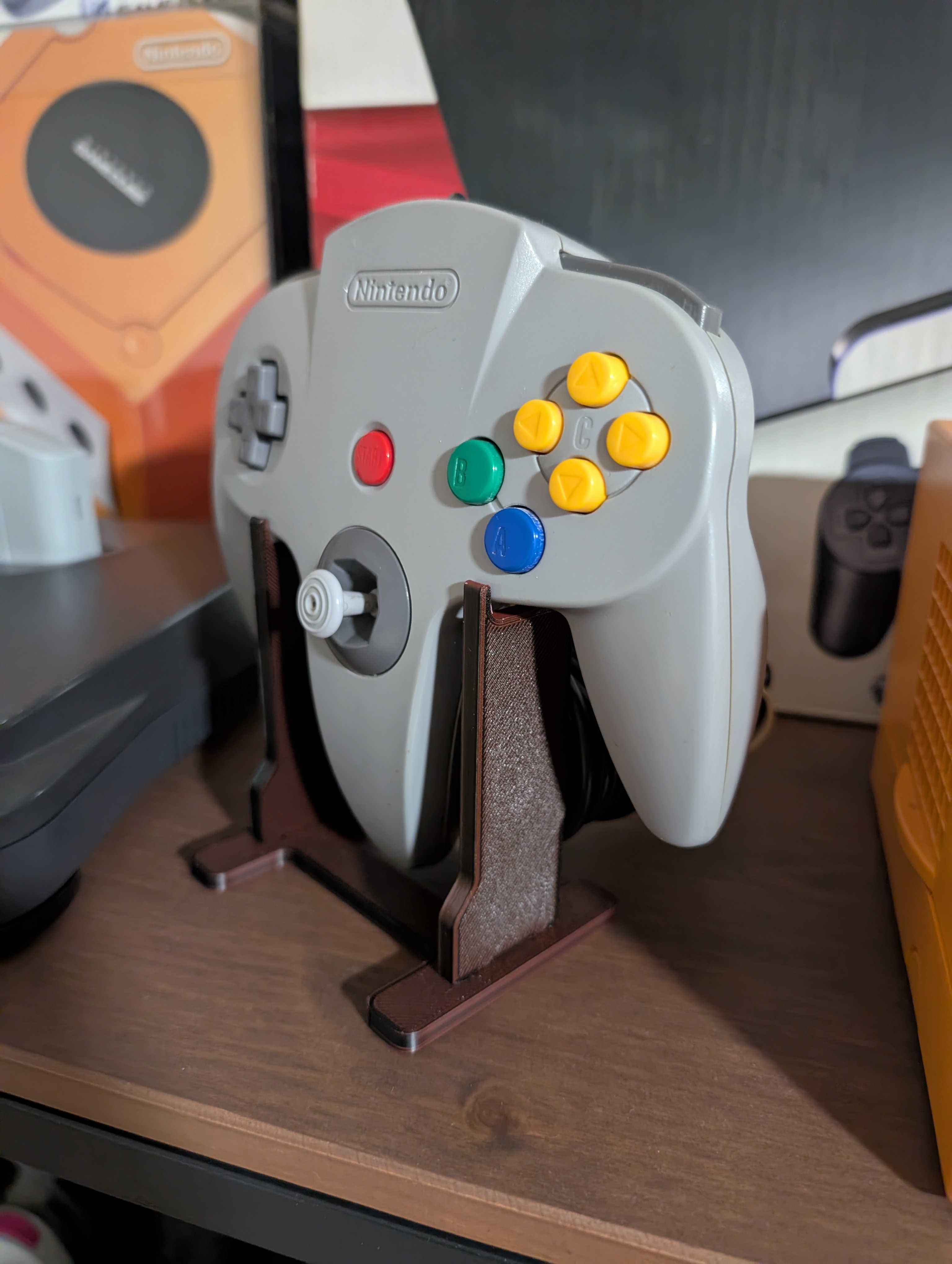 N64 Controller Stand + Cable Holder