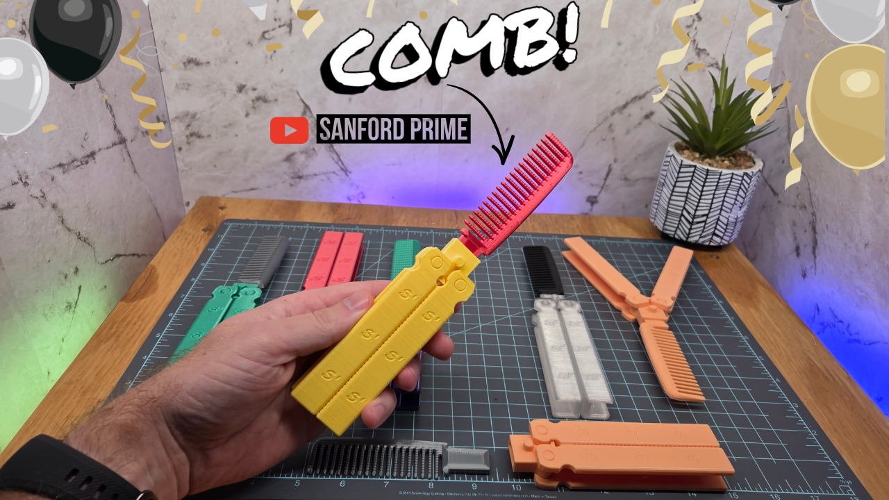 Butterfly Comb - Fully Printed - Balisong