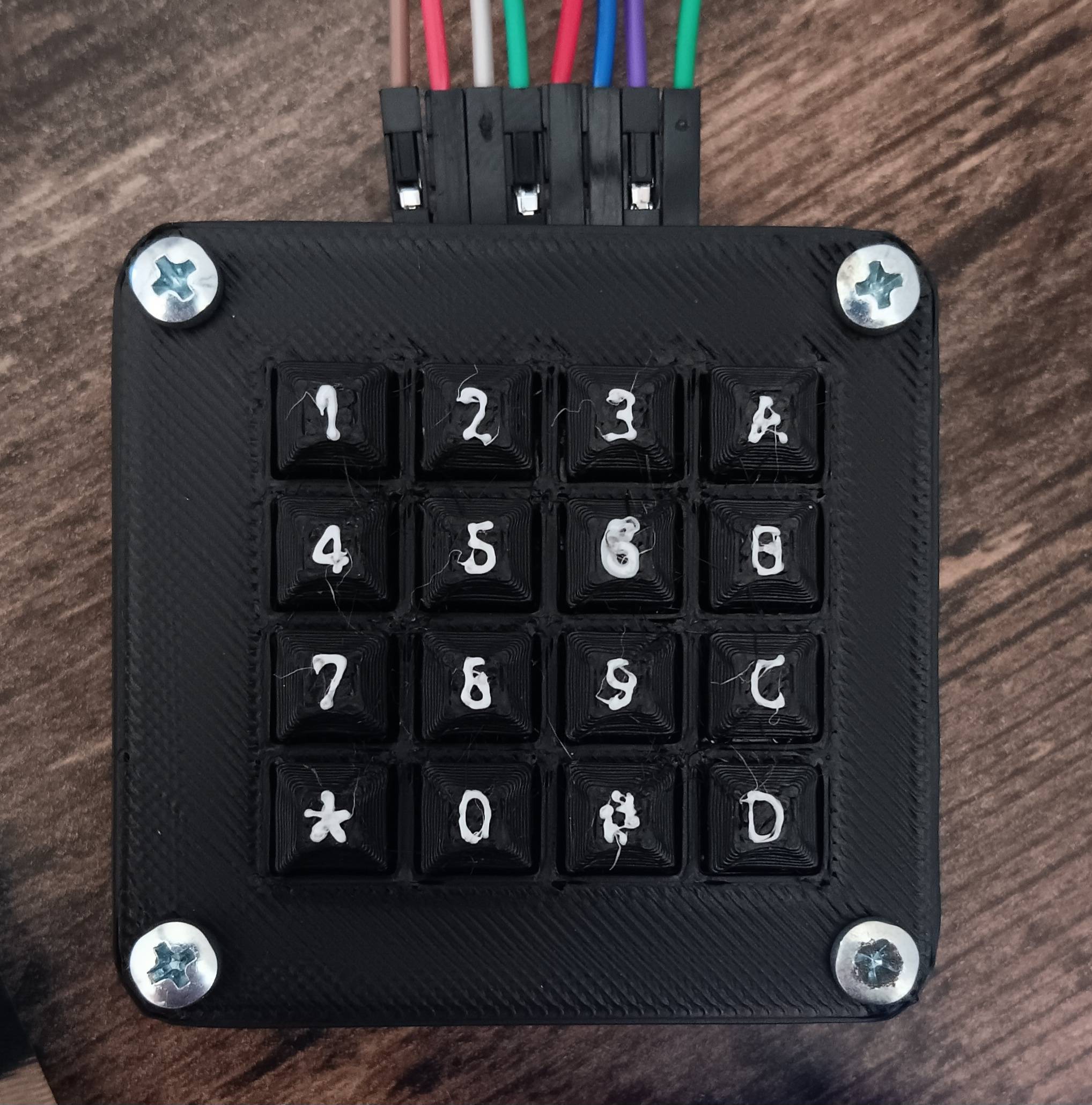 4x4 Matrix Button Keyboard
