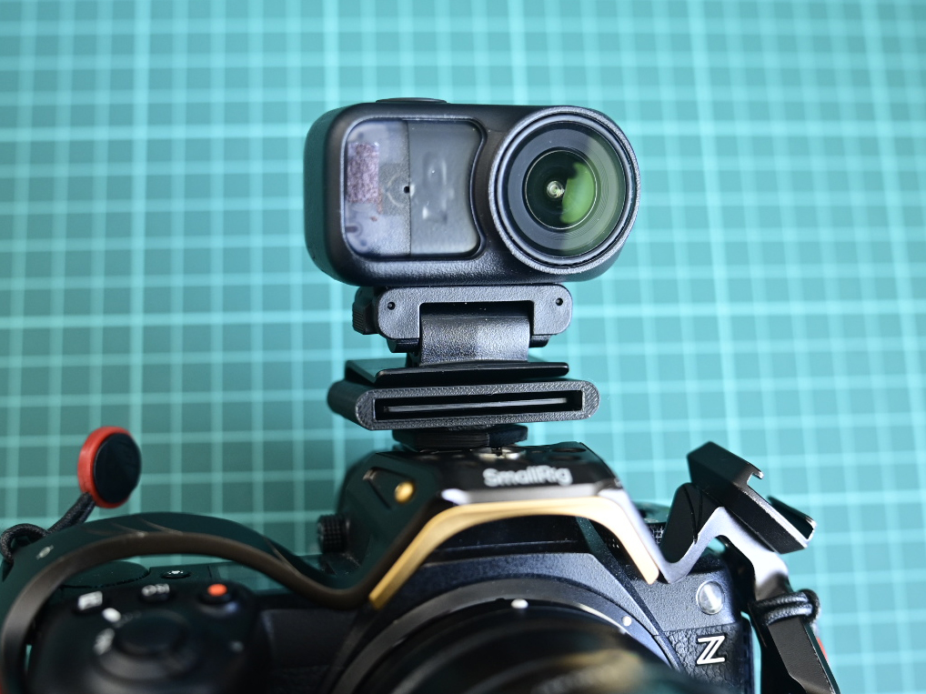 Dji Osmo Nano Clip Adapter to Camera Hotshoe
