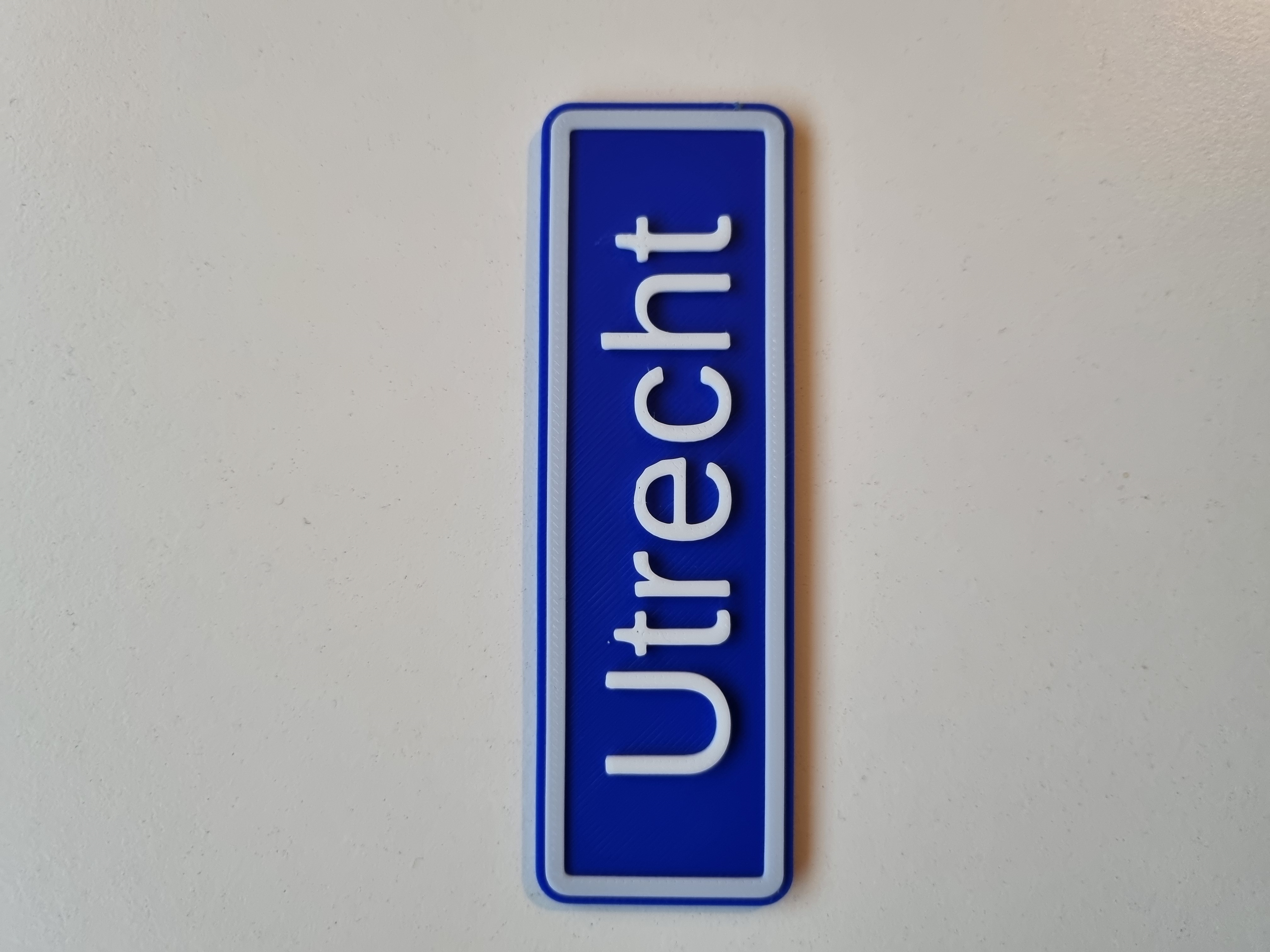 Utrecht city sign