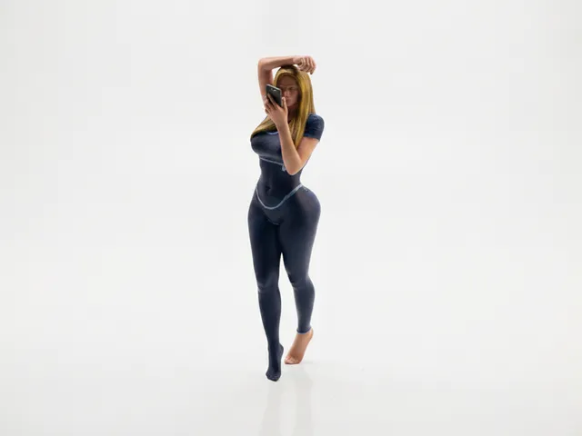 Selfie Babe Female Figure Statue 3D Printable