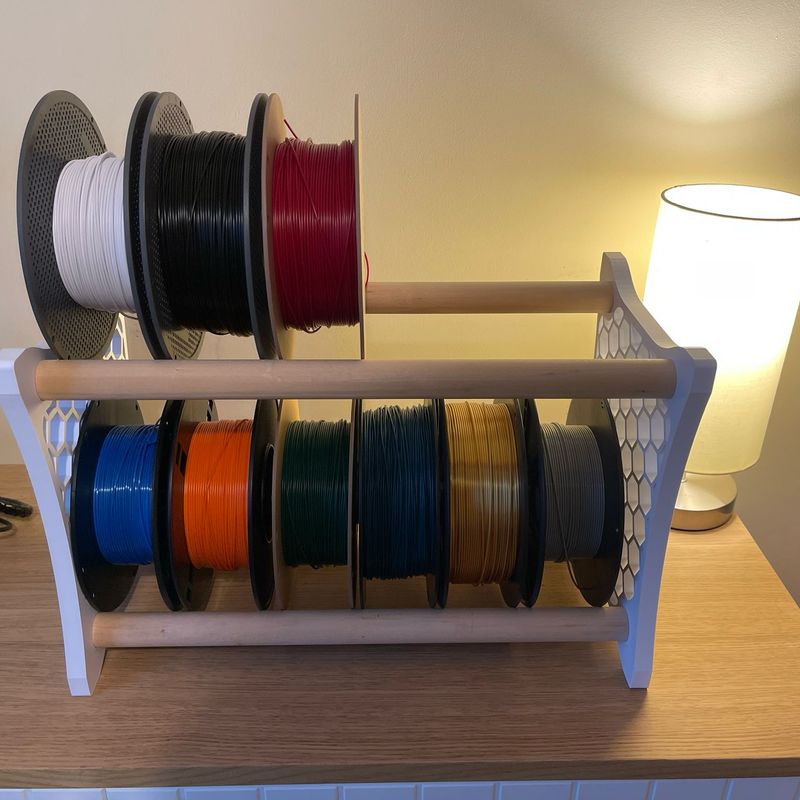 Filament Storage Rack by joshcook | Download free STL model ...