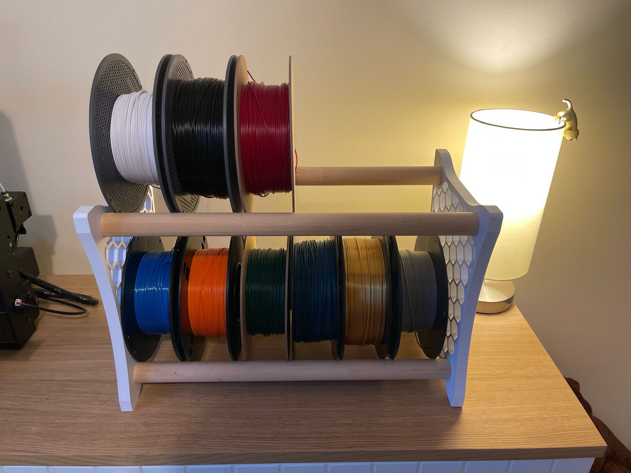 Miniatura 3 do modelo 3D Filament Storage Rack