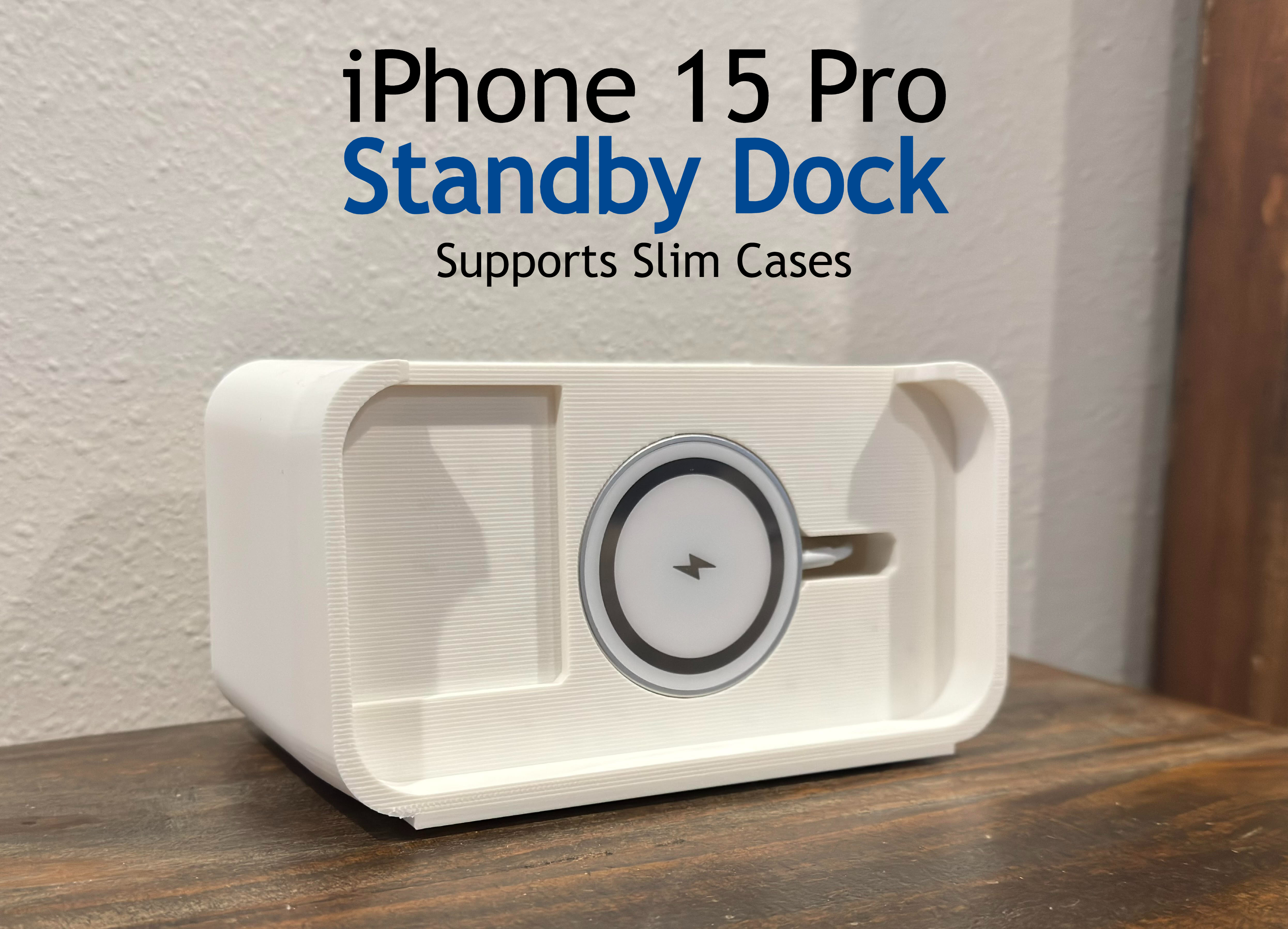 iPhone 15 Pro Standby Dock