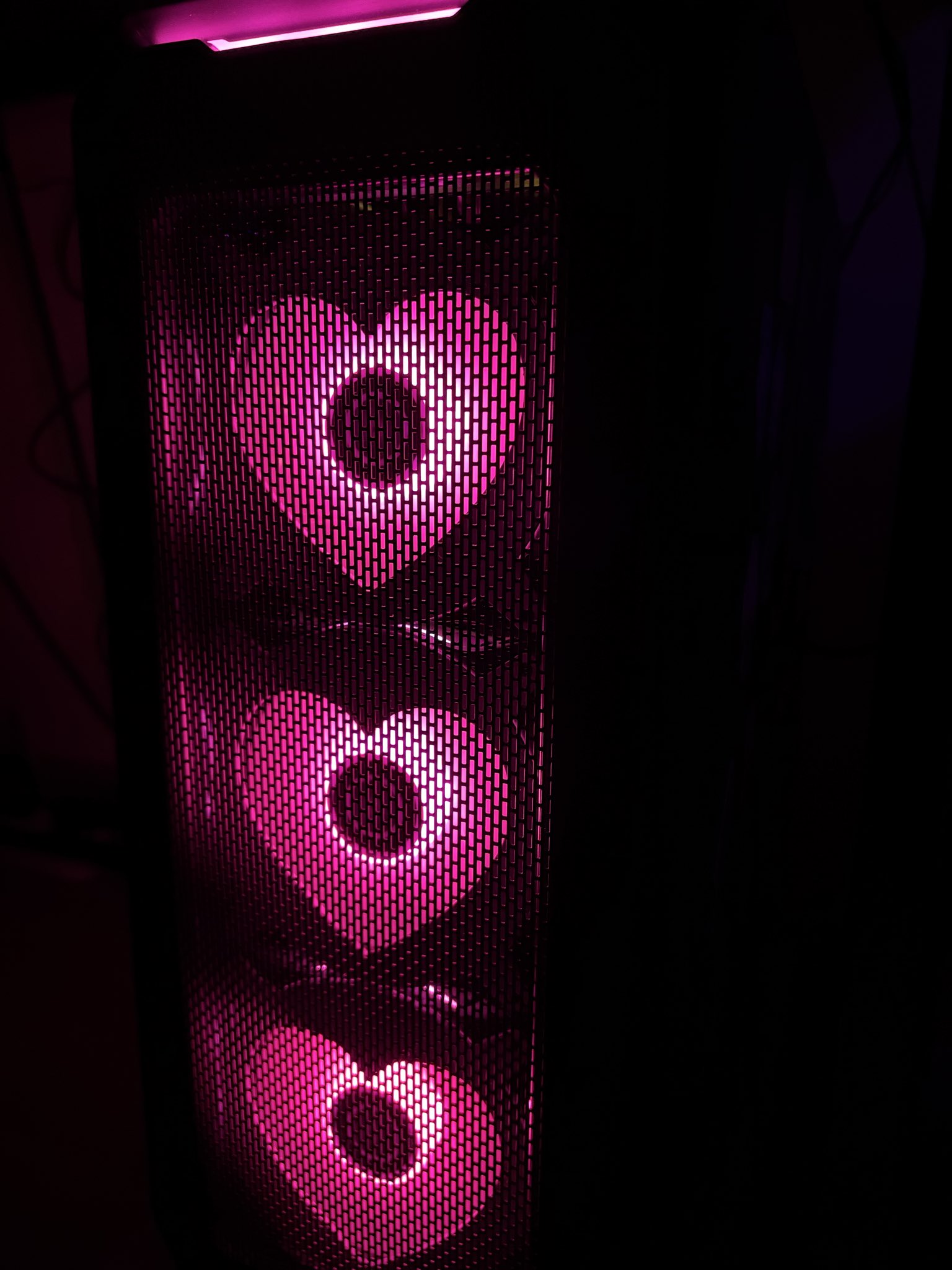 heart and star cutout pc fan cover 120mm