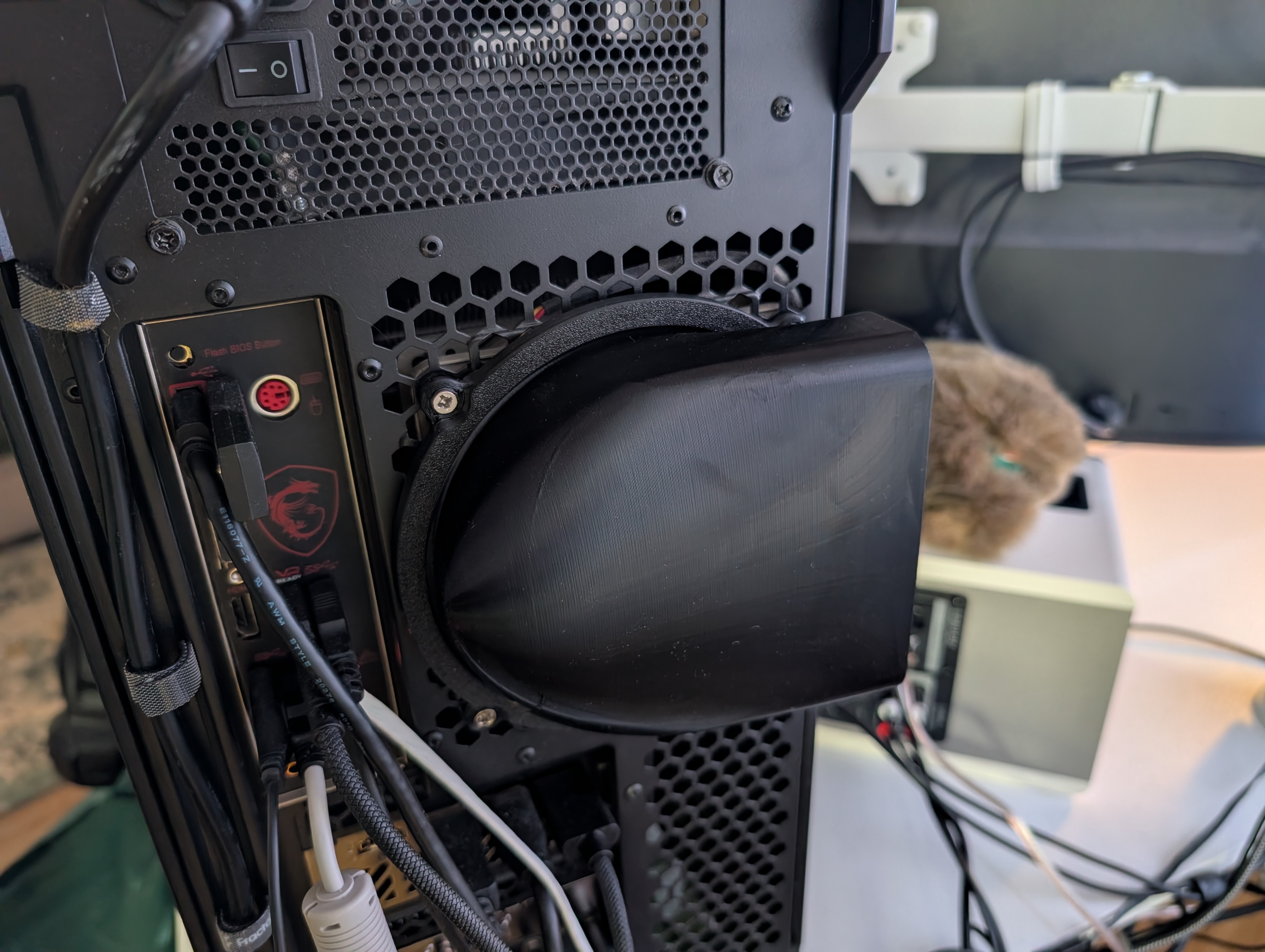 Rotatable PC Exhaust