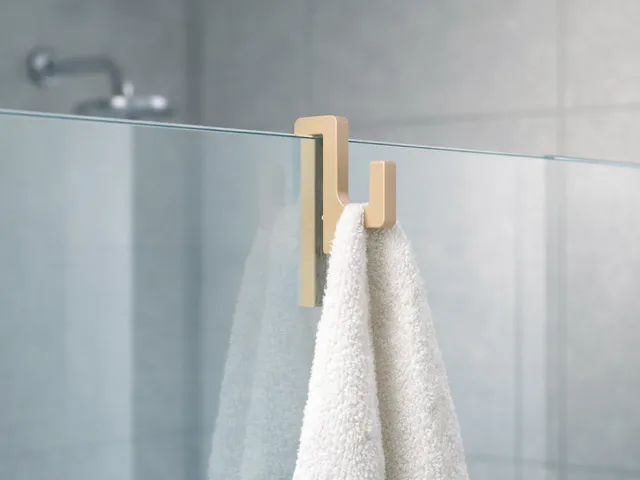 Towel Hook for Shower Glass