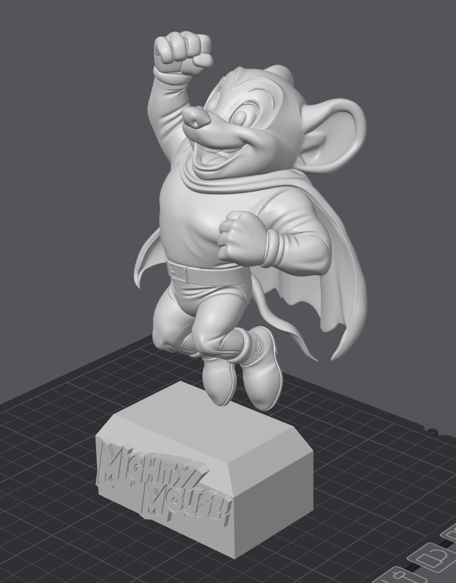 Miniatura 2 do modelo 3D Mighty Mouse (Super Ratón)