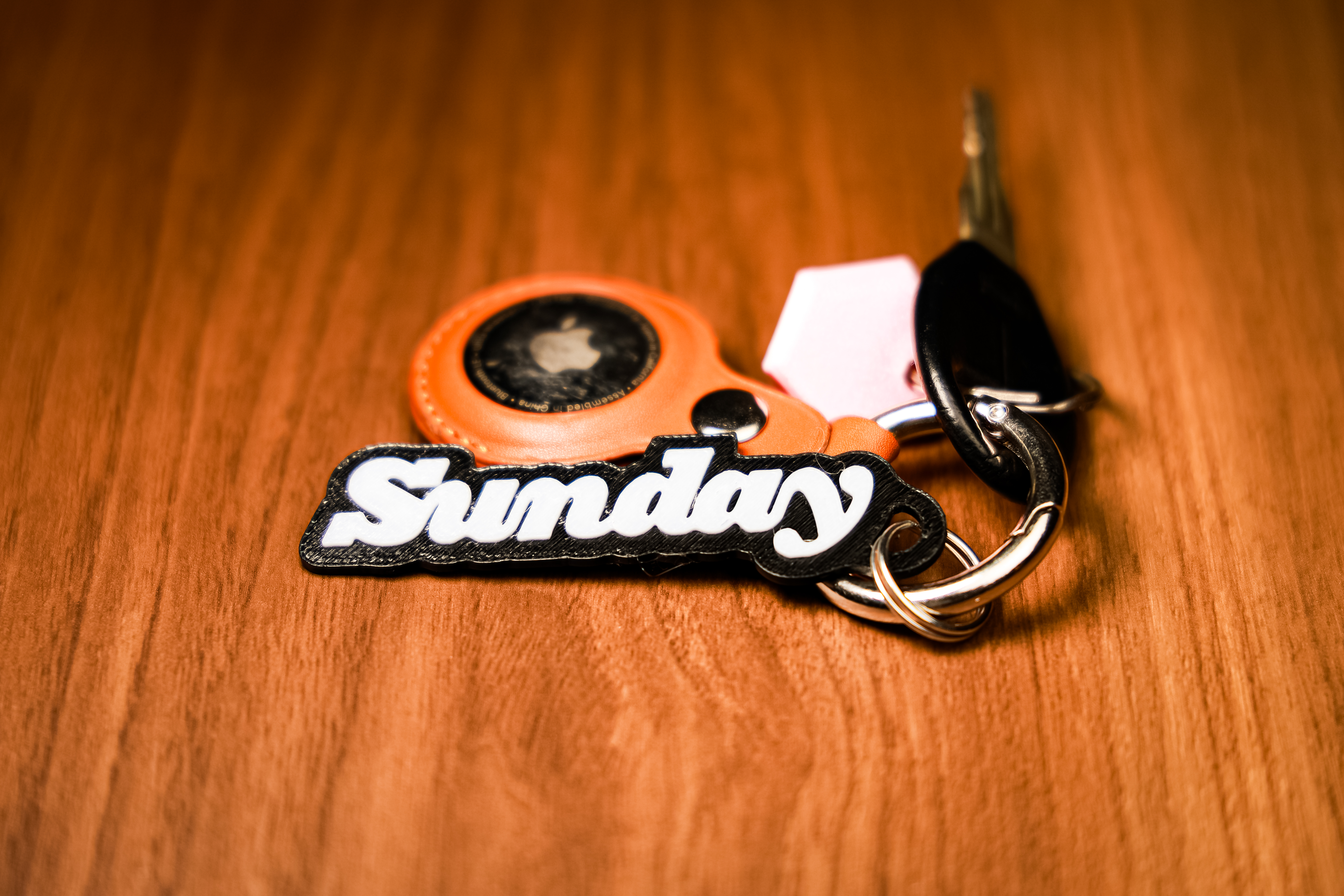 Sunday Logo Keychain