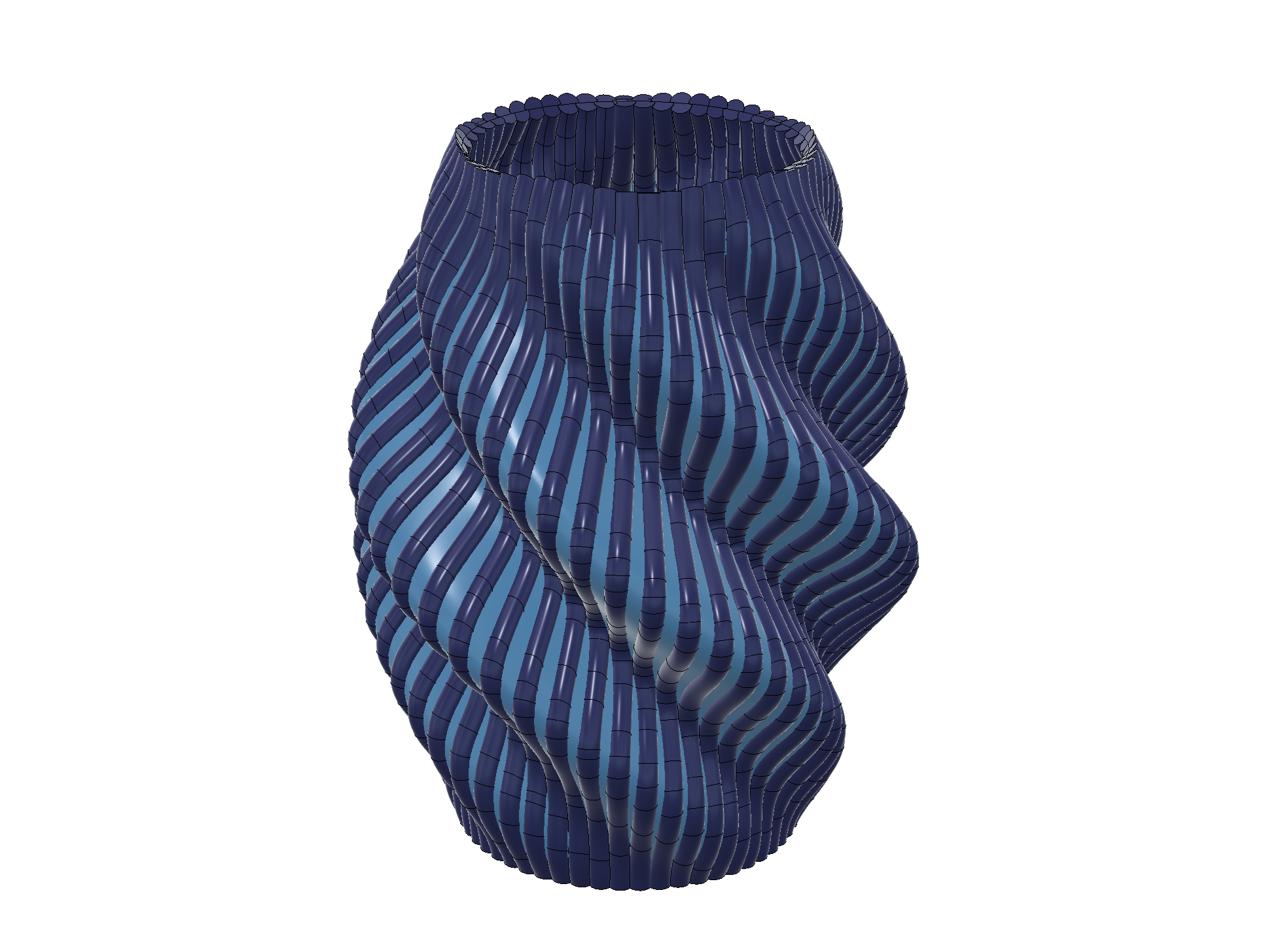 YARQM: Beaded Swirled Sine Wave Surface WIP [Fusion Failure 1]