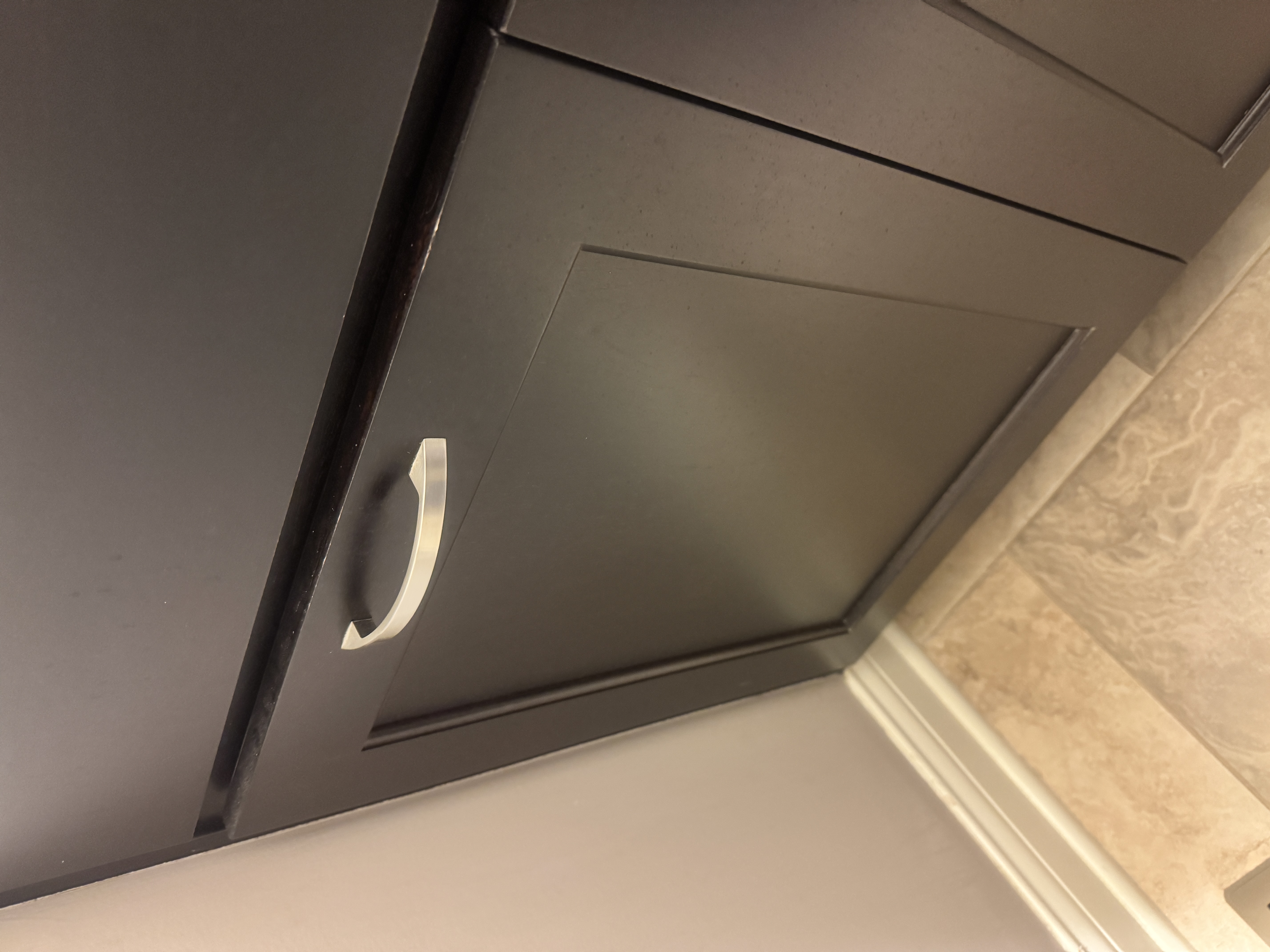 No drawers? Basket for inside cabinet.