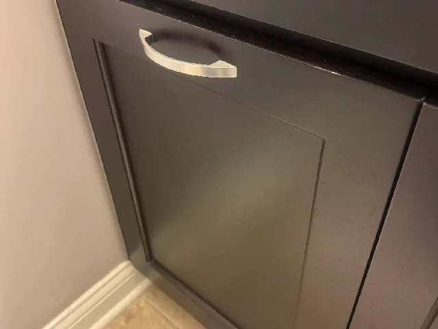 No drawers? Basket for inside cabinet.