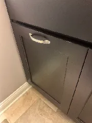 No drawers? Basket for inside cabinet.
