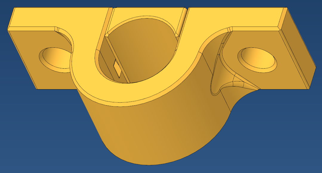 .125" (1/8") Pipe Wall Mount