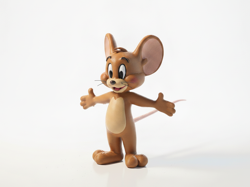 Jerry Mouse Figurine Cartoon Character 3D Printable