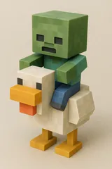 Chicken Jockey : Minecraft