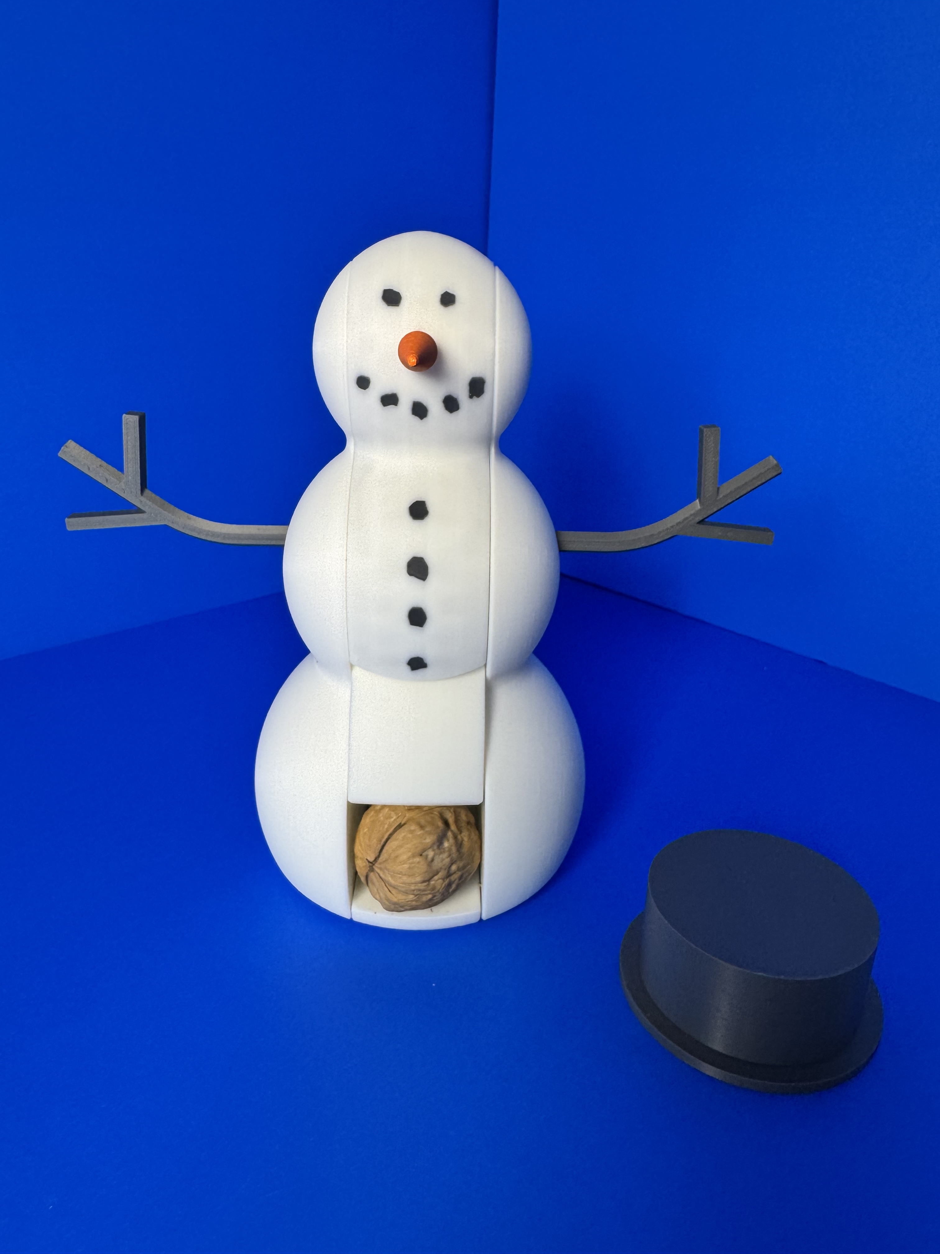 Snowman Nutcracker | No Support