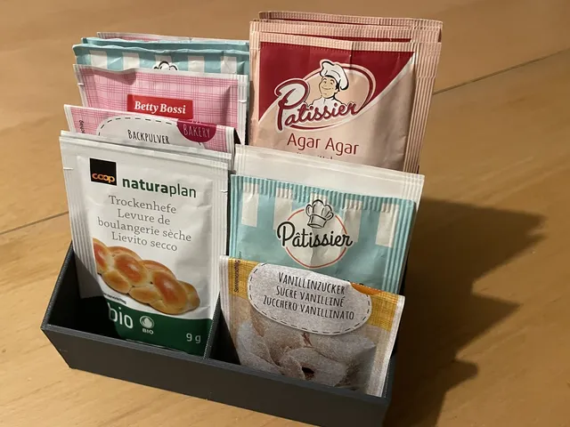 Baking Sachet Organizer