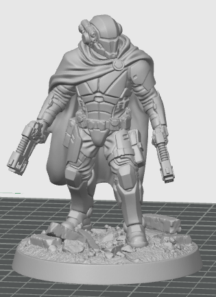 Oath Sword Bastion Knight with 2 pistols