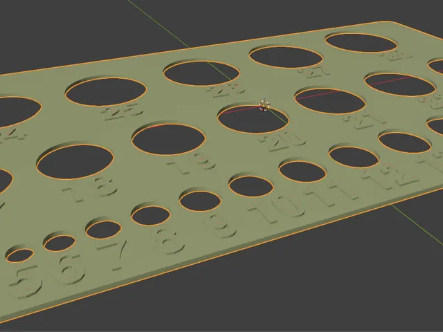 Circle Stencil - Easy to read