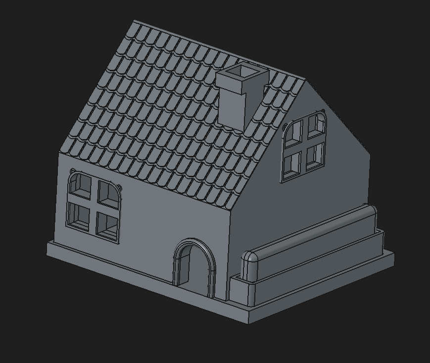 Simlpe 3d printable house