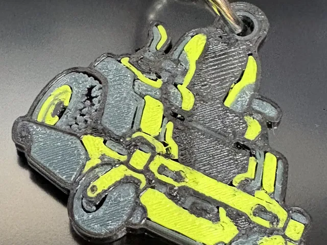 Ryobi Zero Turn Mower Keychain fob