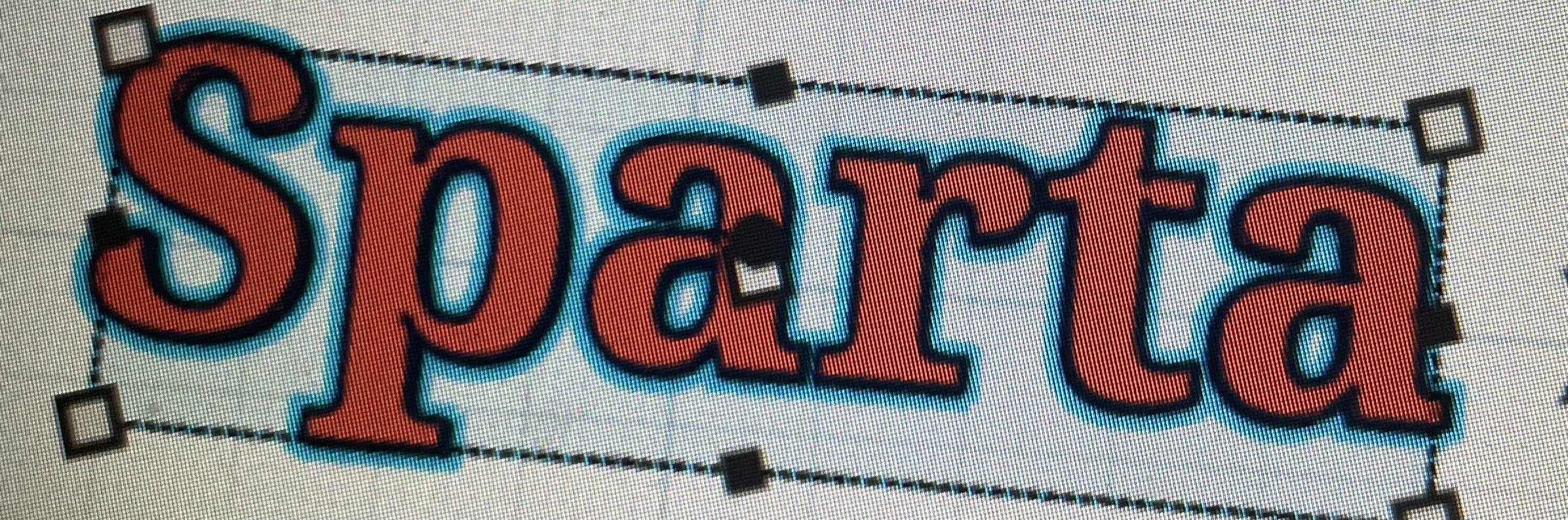 text Sparta 3D model