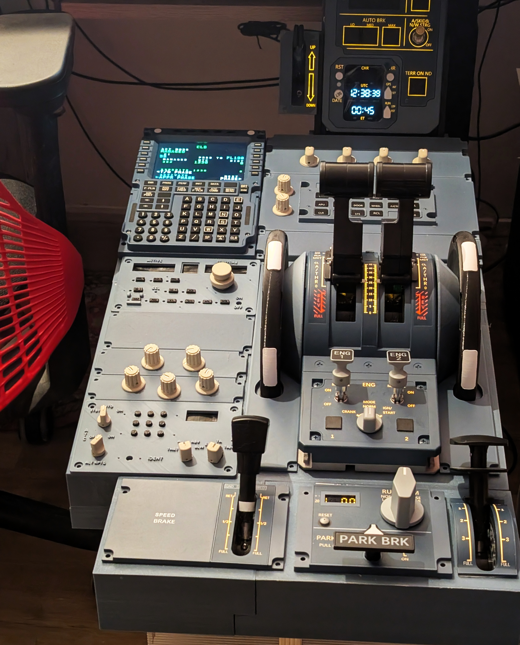 A320 Compact Pedestal 3D model