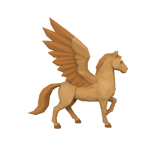 Low poly pegasus — miniatura 2