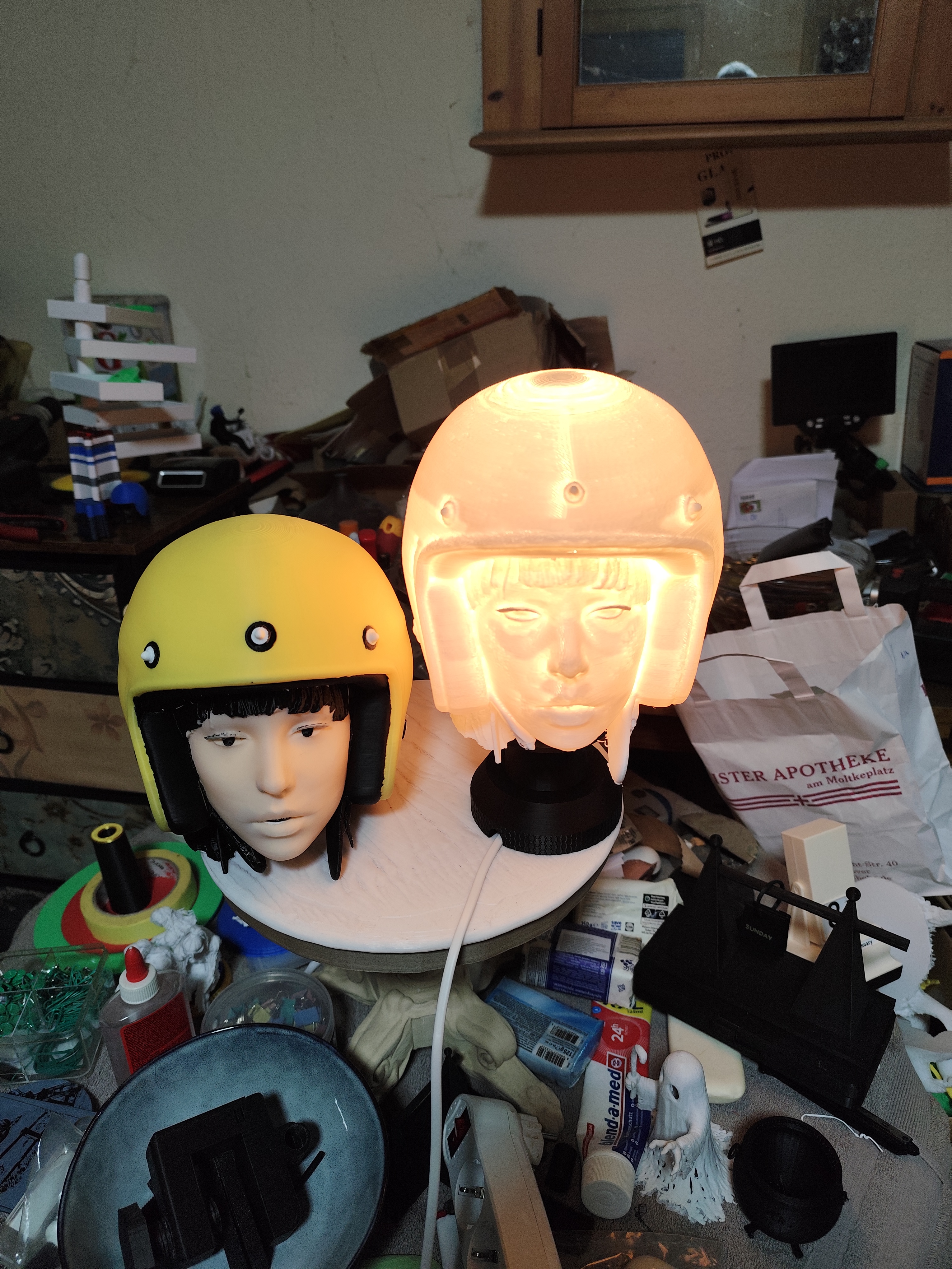 Biker chick bedside lamp — thumbnail 15