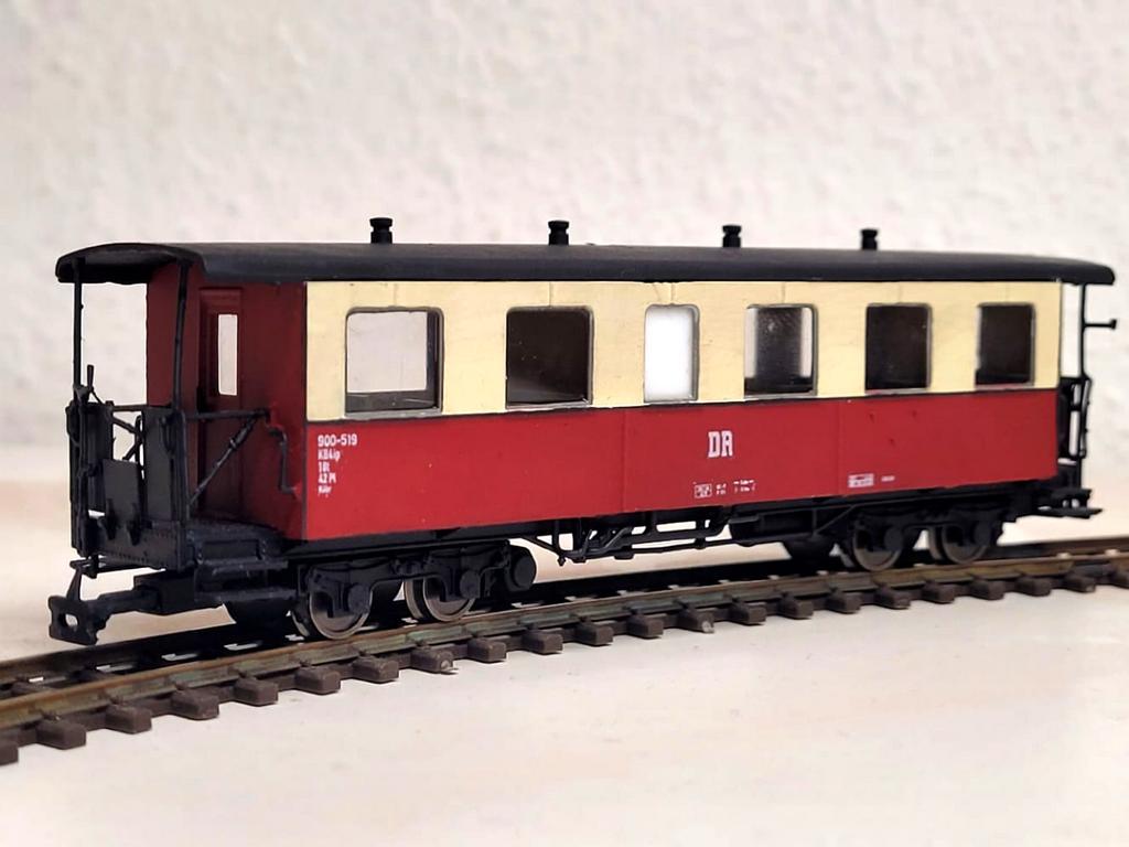 H0m - Die "Eisfelder Wagen" DR 900-519 bis 521, 523