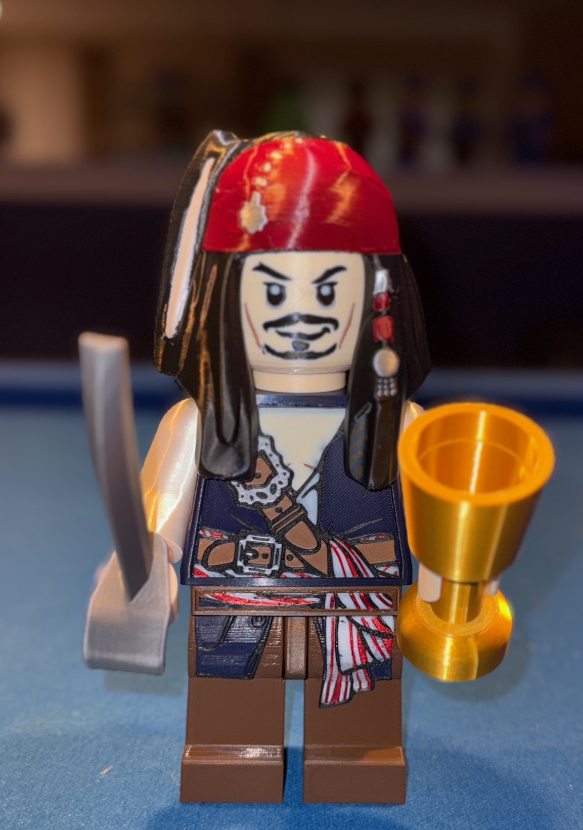 Captain Jack Sparrow Brick MegaFigure (5:1 Scale)