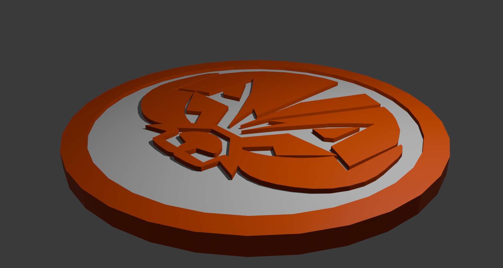 Rocket Racoon symbol token/keychain