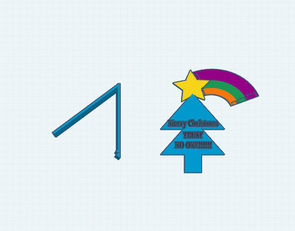 Gravity Falls desk/Christmas decor