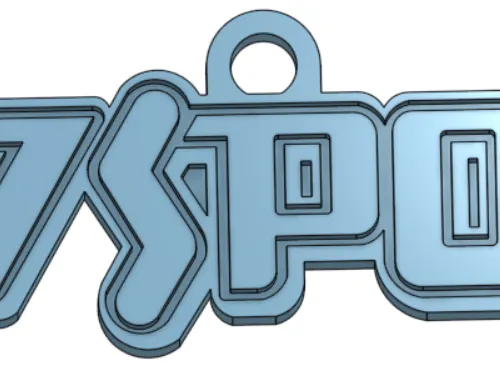 VSPO! logo keychain