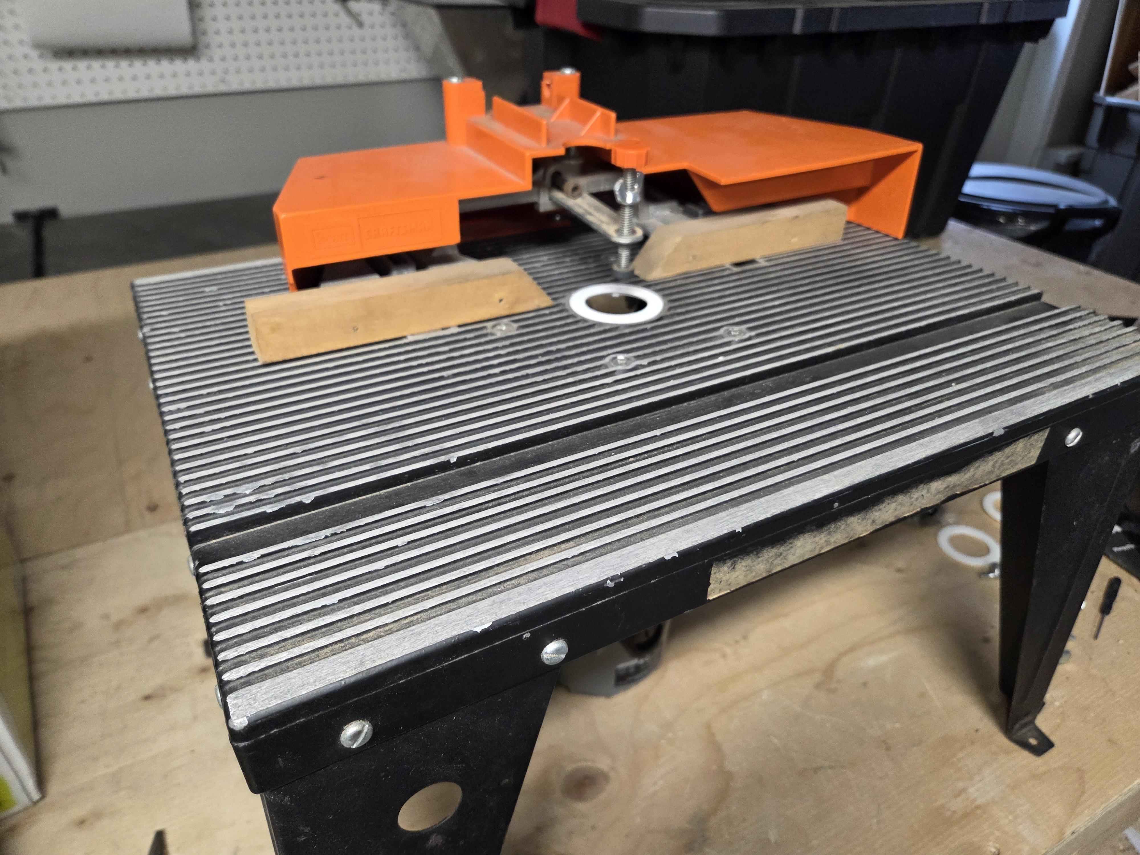 Craftsman Router Table Insert Ring (Parametric)