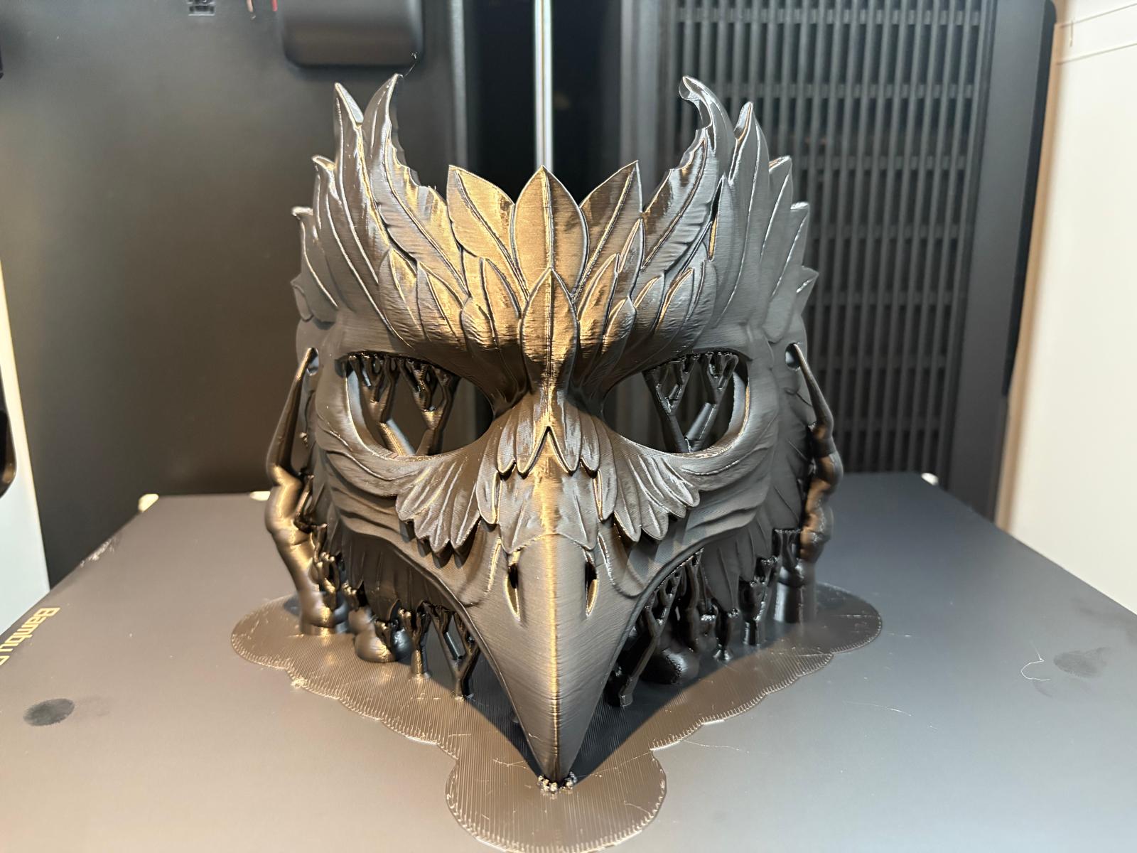 Miniatura 2 do modelo 3D Crow mask
