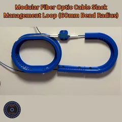 Modular Fiber Optic Cable Slack Management Loop (60mm Bend Radius System)