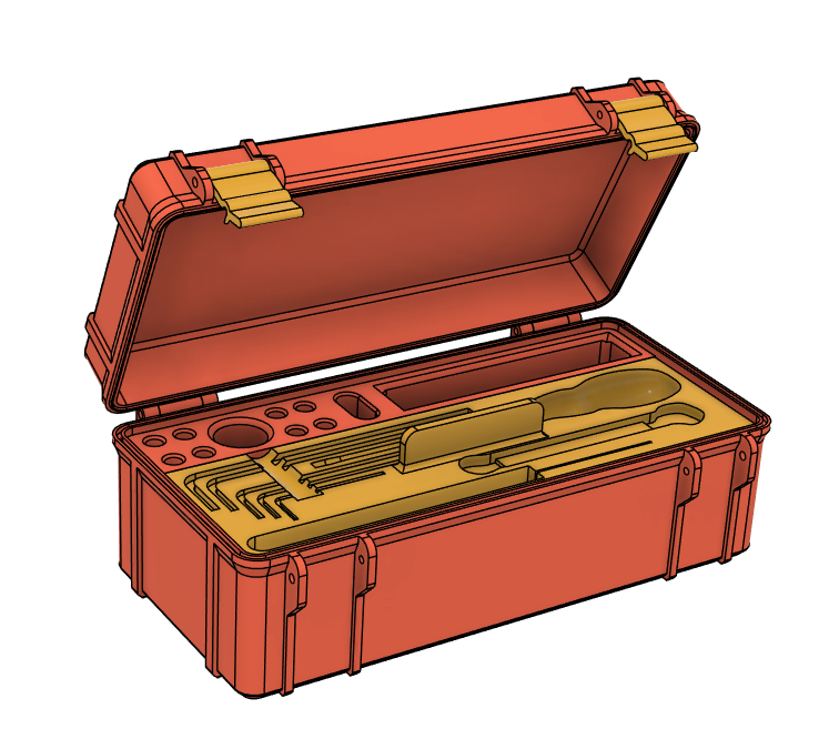 Spare Parts/Toolbox for Qidi Plus 4 (Rugged Box)
