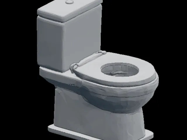 water closet FDM nosupport fdmprining