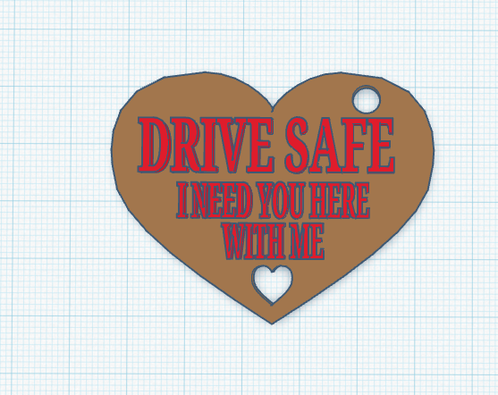 Drive Safe Keychain