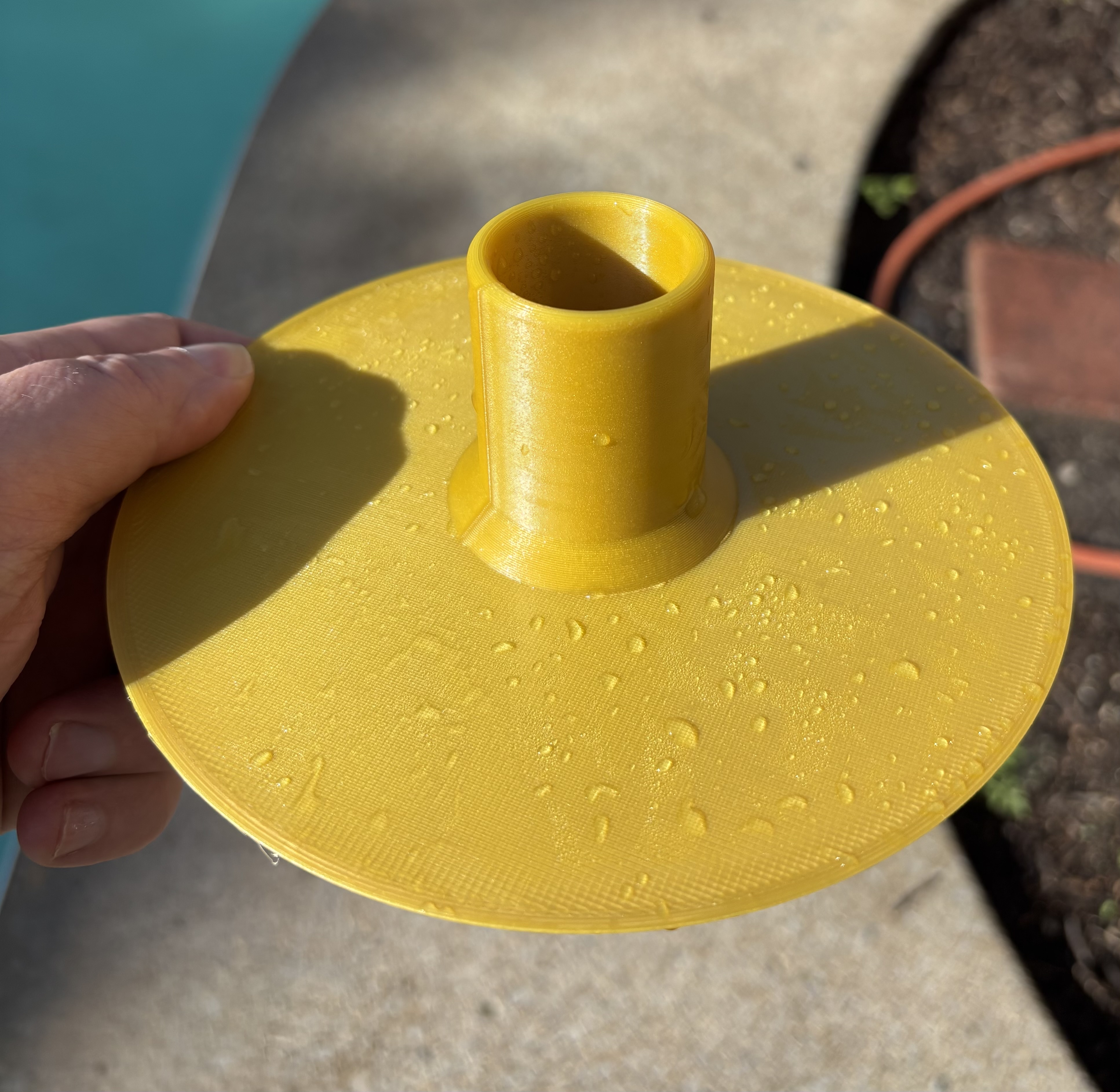 Pool Skimmer Vacuum Plate