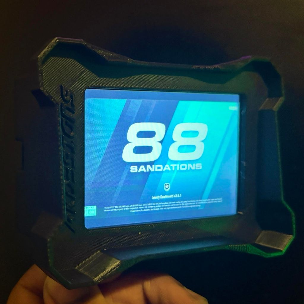 Moza Sim Racing Dashboard Case- Raspberry Pi 4