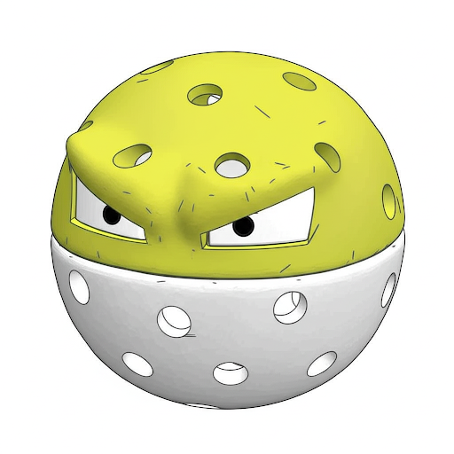 Pickleboltorb (A Pickleball Version of the Pokémon Voltorb)